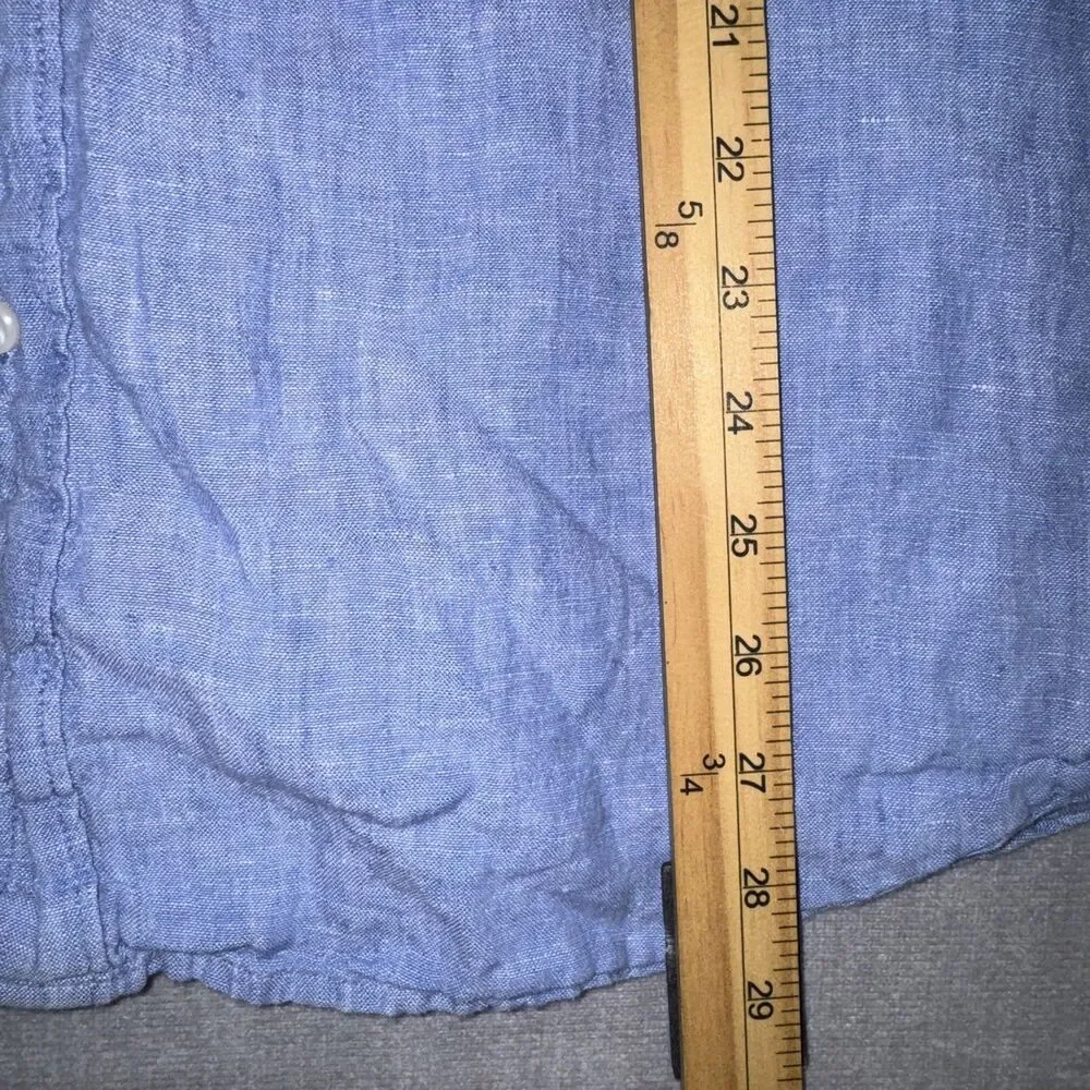 J.Crew Mens Slim Baird McNutt Irish Linen Shirt XXL Button Down